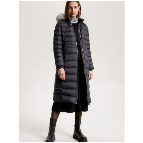 TOMMY HILFIGER Tyra Down maxi with fur